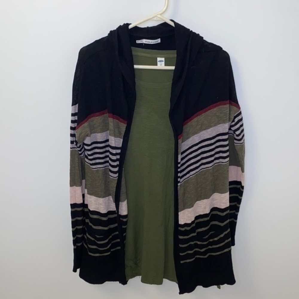 Shirt and Cardigan